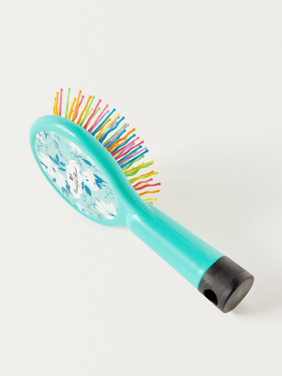 Floral Print Hairbrush
