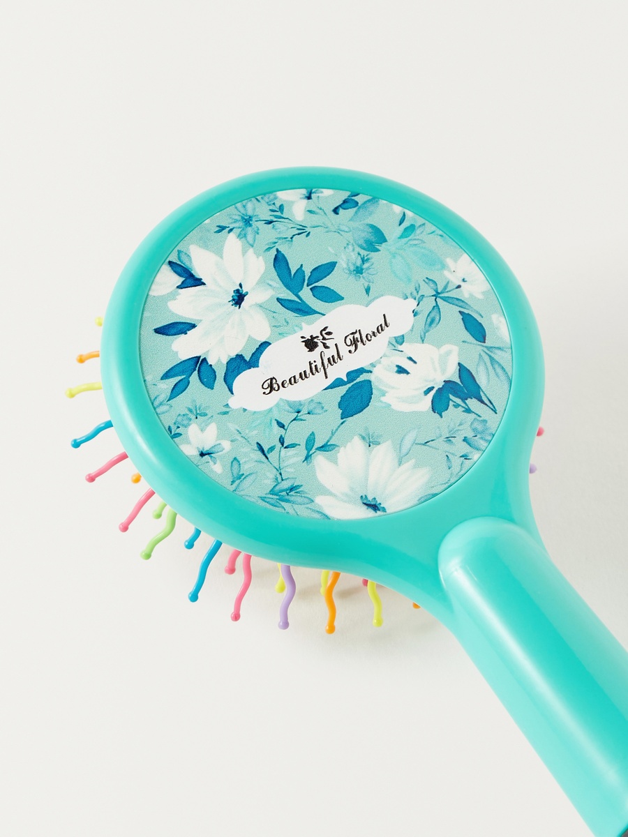 Floral Print Hairbrush
