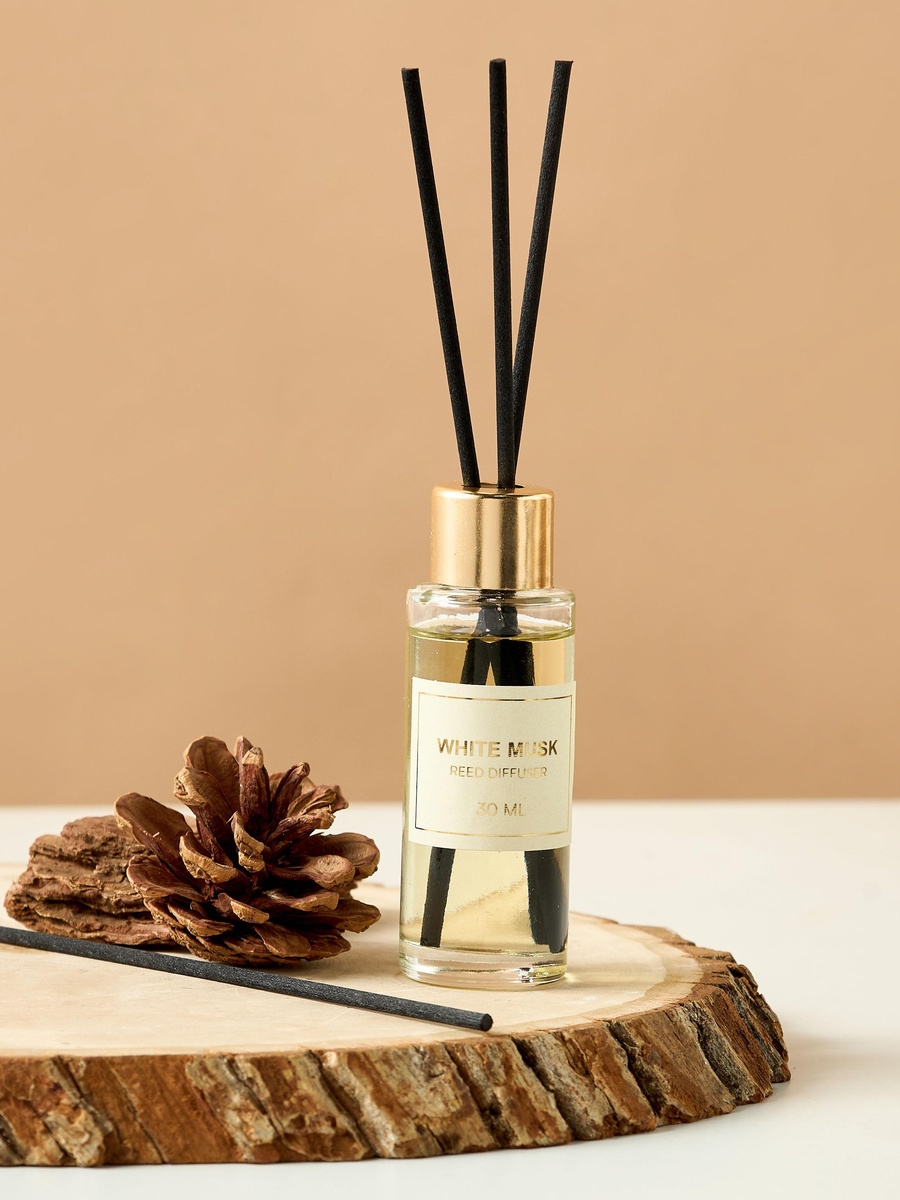 موزّع عطور أعواد برائحة المسك الأبيض من جلو - 30 مل