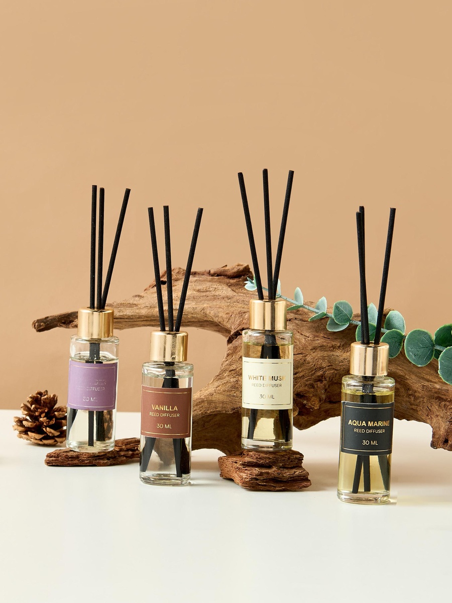 موزّع عطور أعواد برائحة المسك الأبيض من جلو - 30 مل