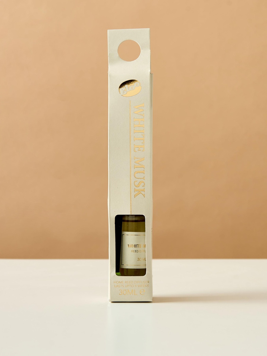 موزّع عطور أعواد برائحة المسك الأبيض من جلو - 30 مل