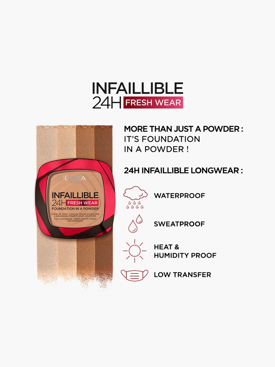 Infaillible 24 H Fresh Wear Foundation in a Powder