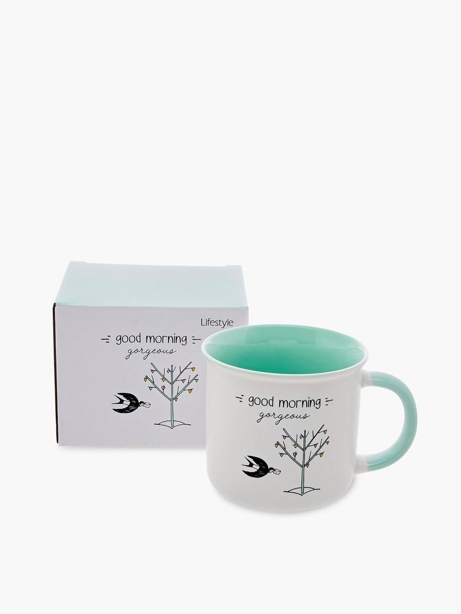 Printed New Bone China Mug with Handle - 355 ml