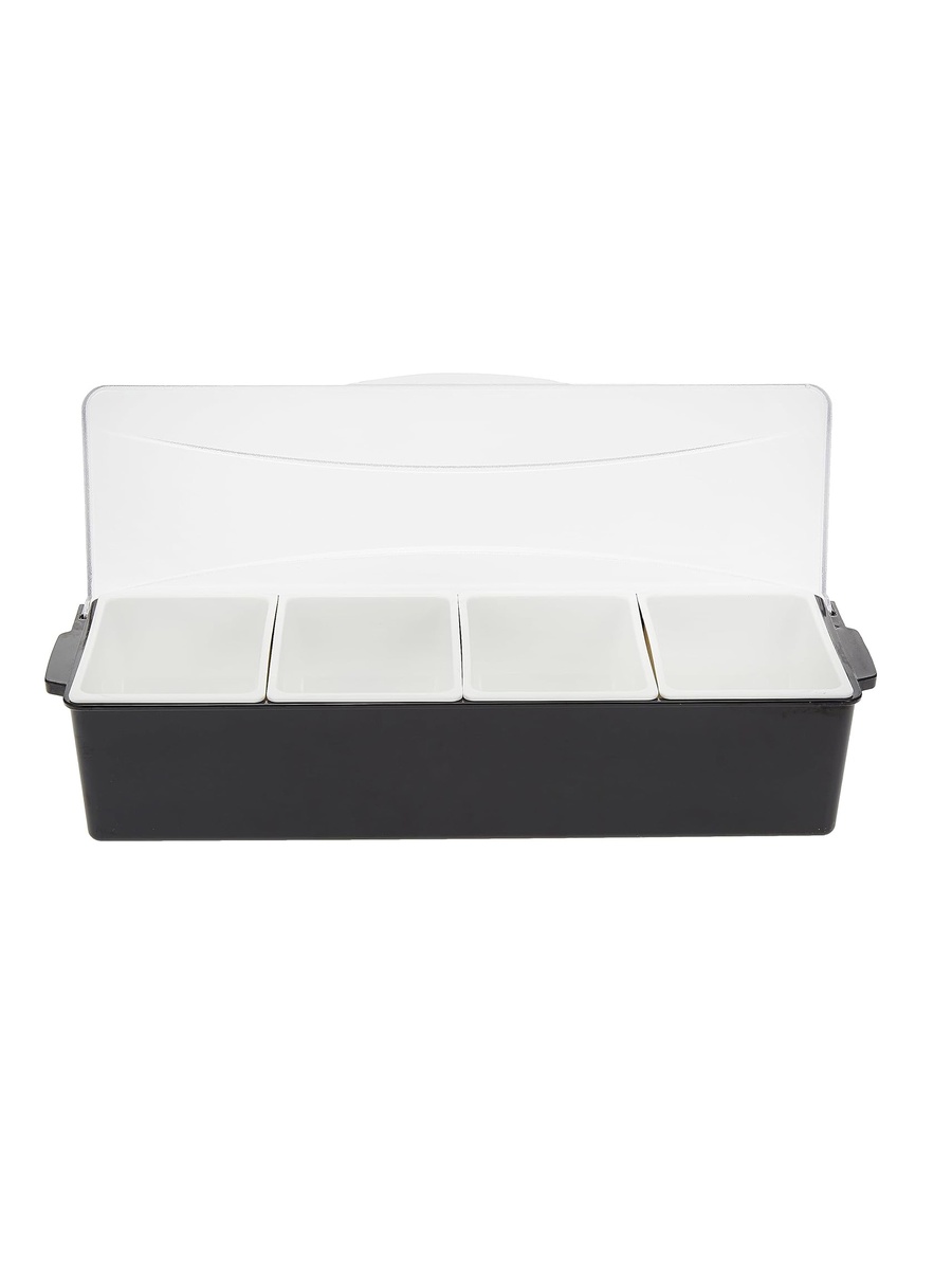 Garnish Trays with 6 Compartments 6 Removable Container