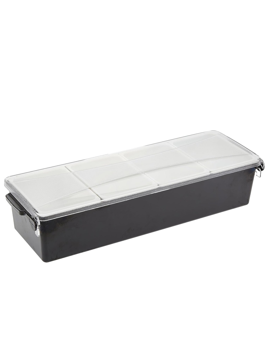 Garnish Trays with 6 Compartments 6 Removable Container