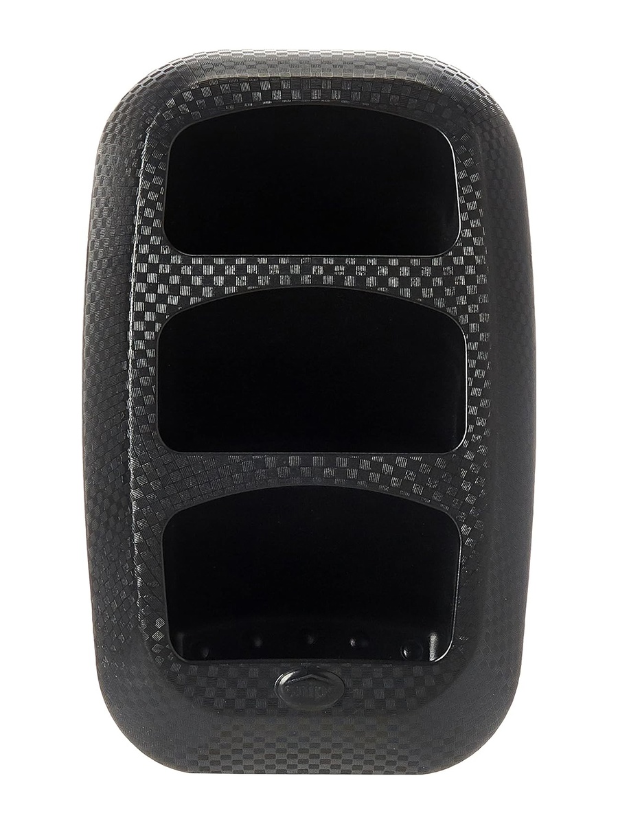 3-Tier TV DVD VCR Remote Control and Mobile Phone Holder Storage Organiser, Black