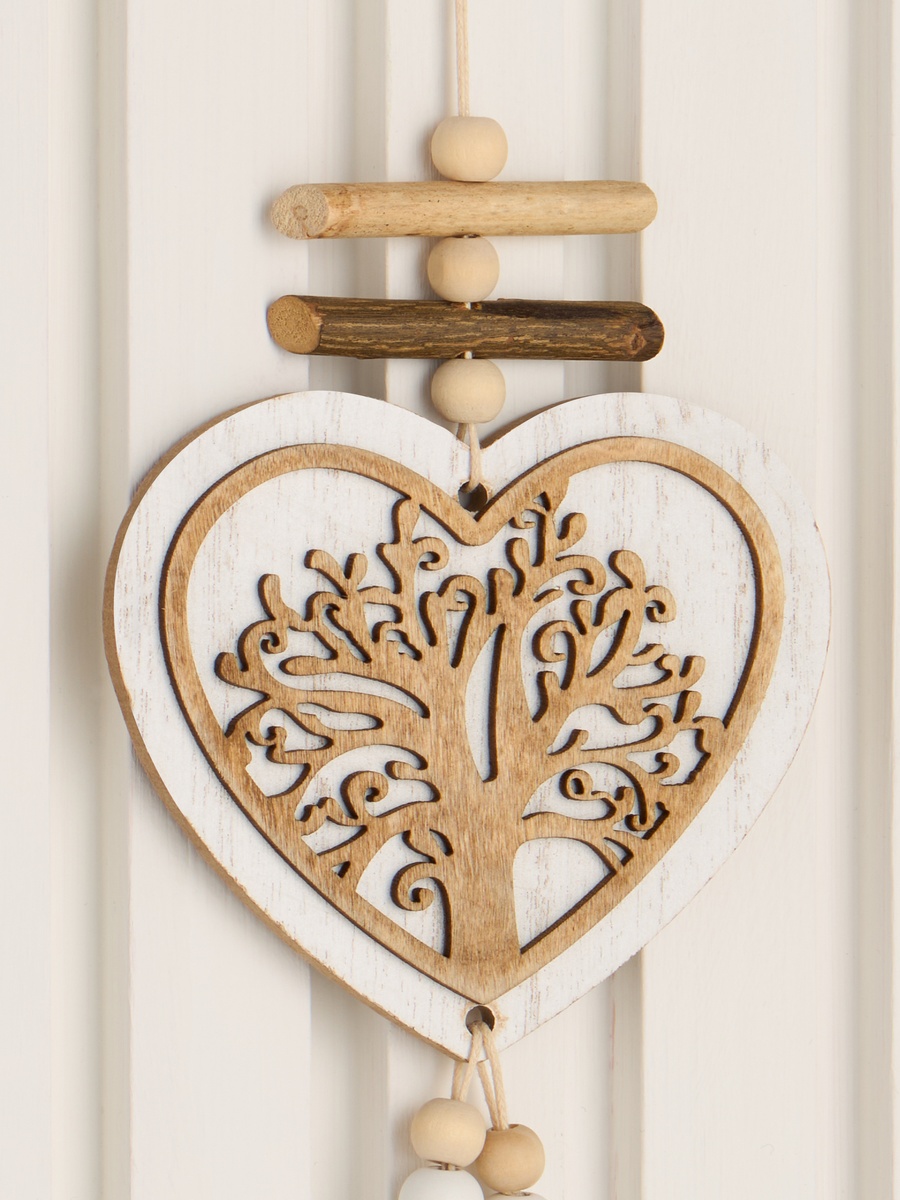 Wooden Wall Decor - 105x1x355 cm