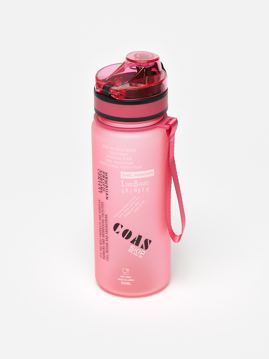 Printed Sports Water Bottle with Spout