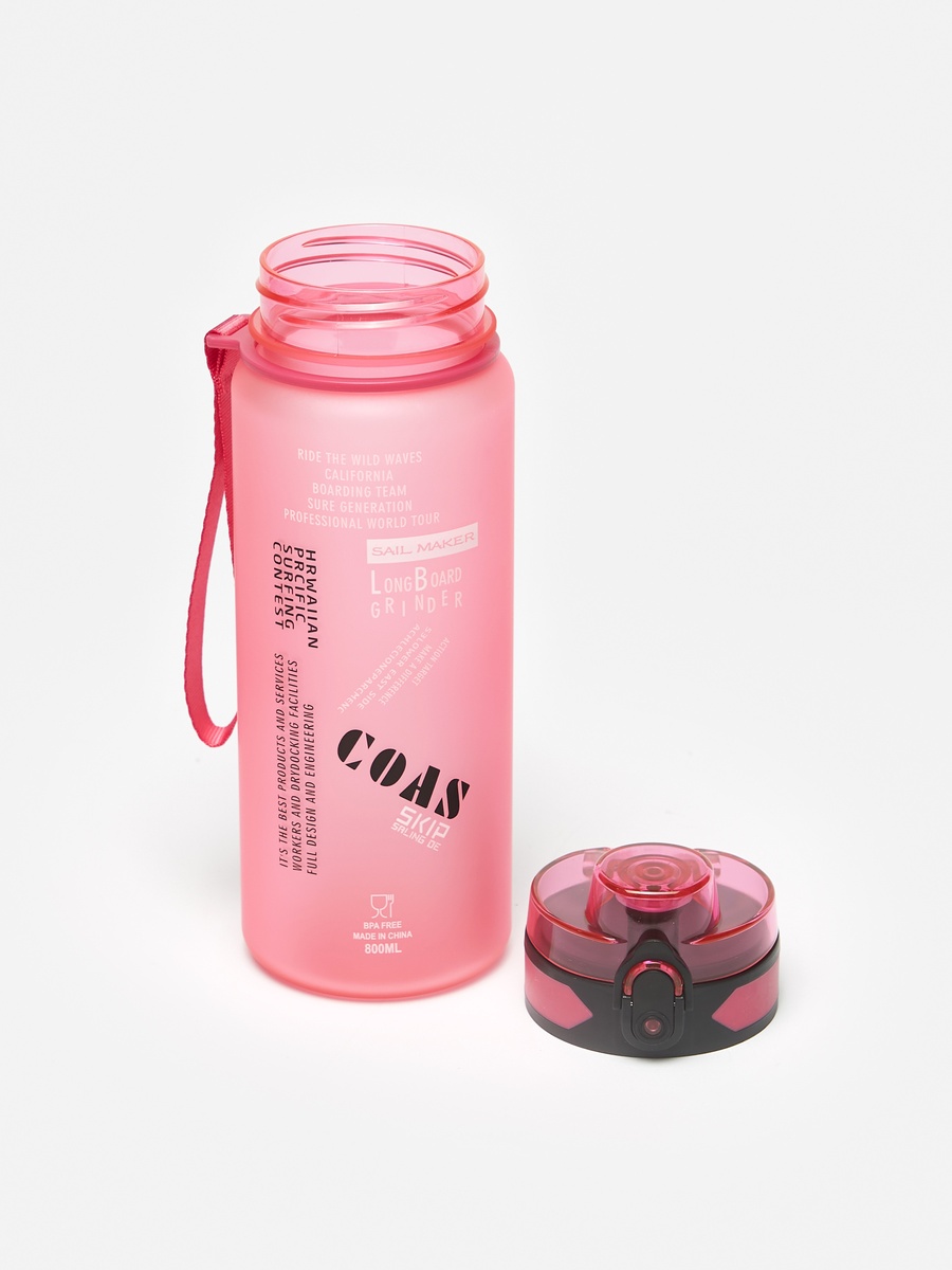 Printed Sports Water Bottle with Spout