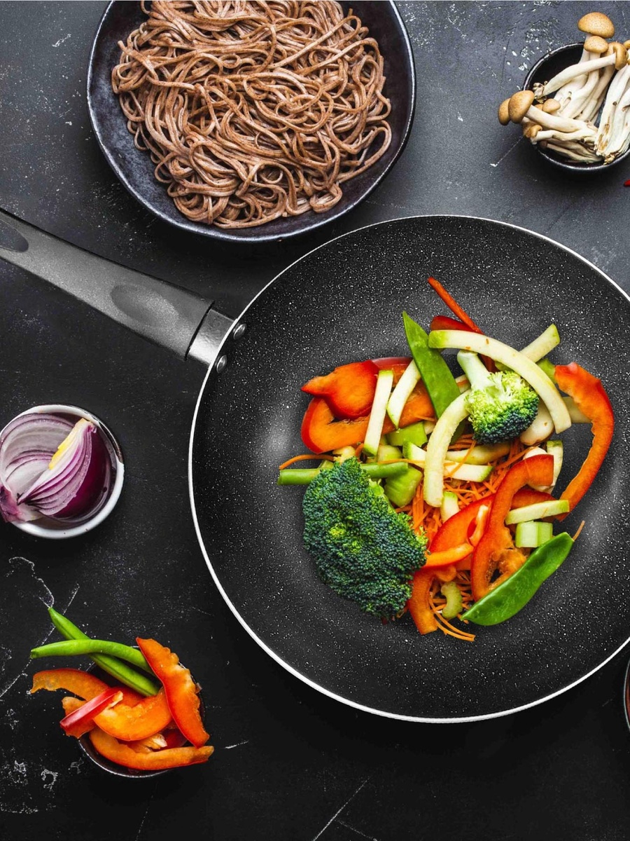Non Stick Induction Wok 28cm