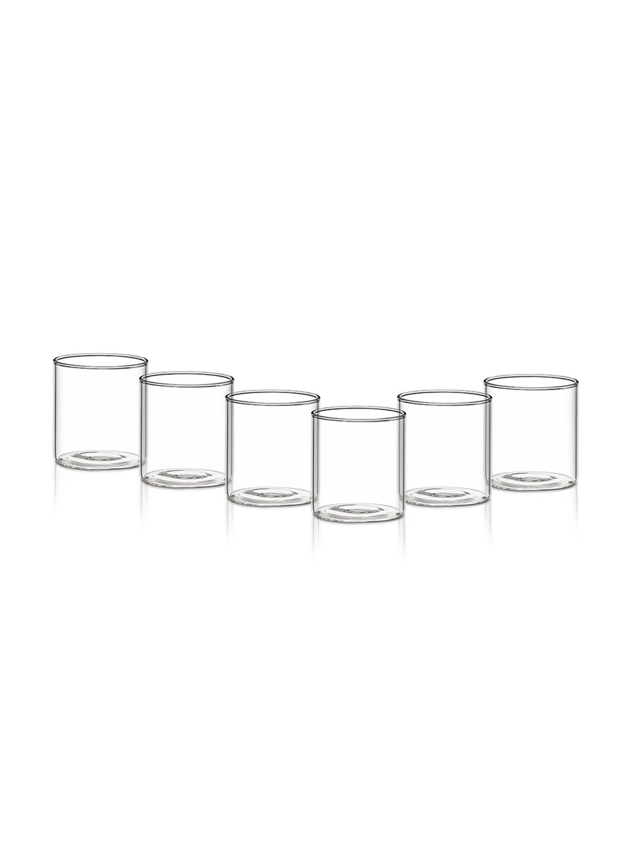 6-Piece Vision Glasses Small Squat Set 205ml