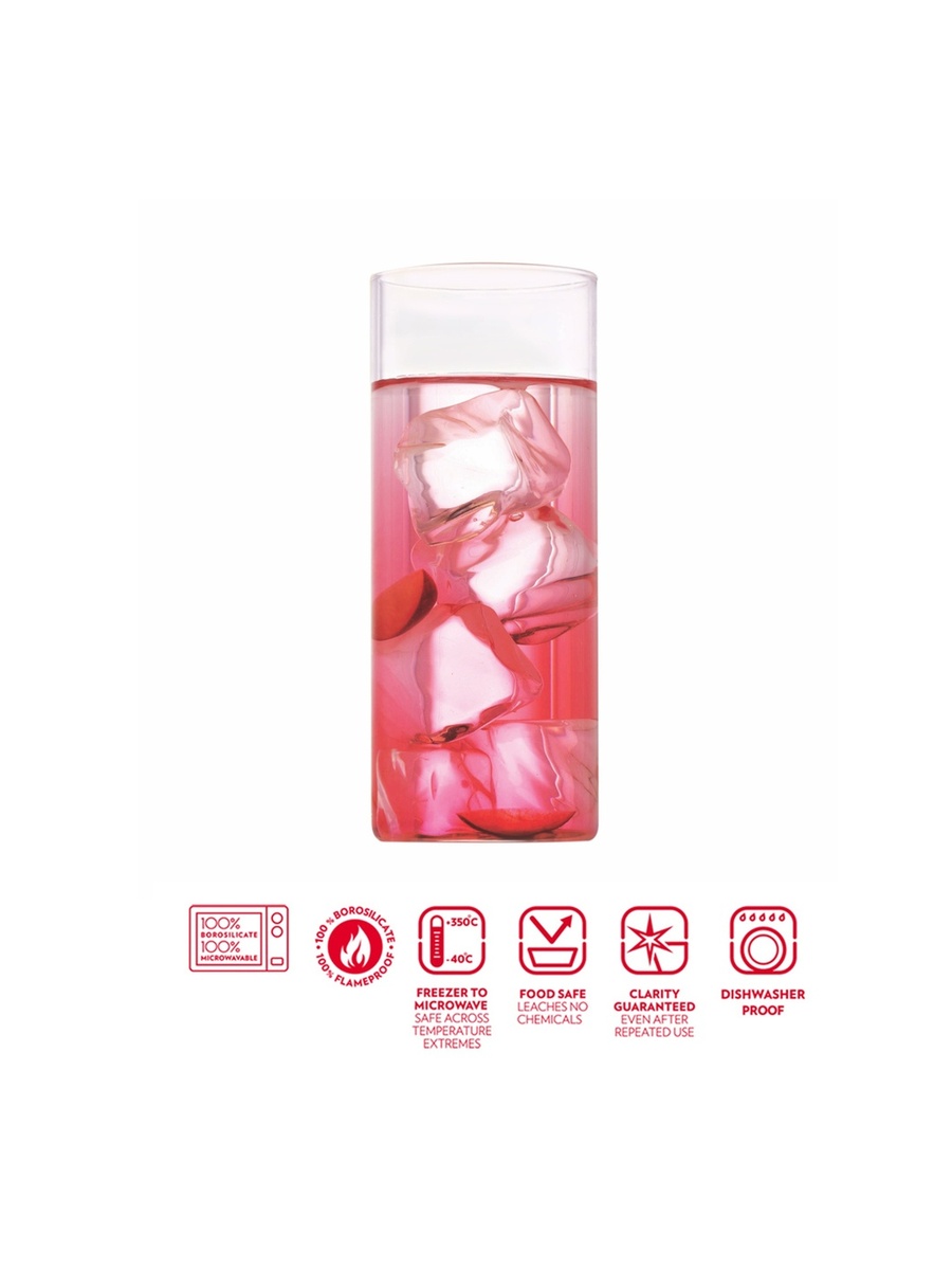 6-Piece Collins Glasses 450ml