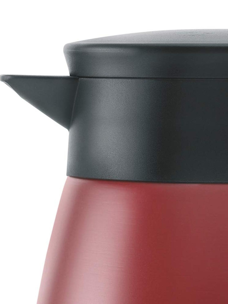 Vacuum Stainless Steel Teapot Red - 1Ltr