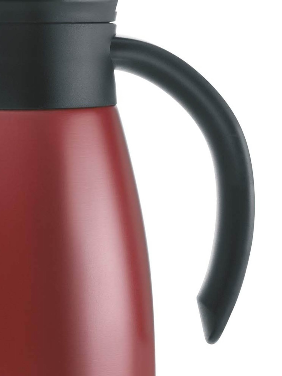Vacuum Stainless Steel Teapot Red - 1Ltr