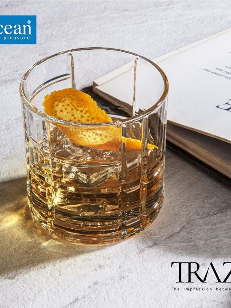 2-Piece Traze FTR Double Rock Glass Set 350ml