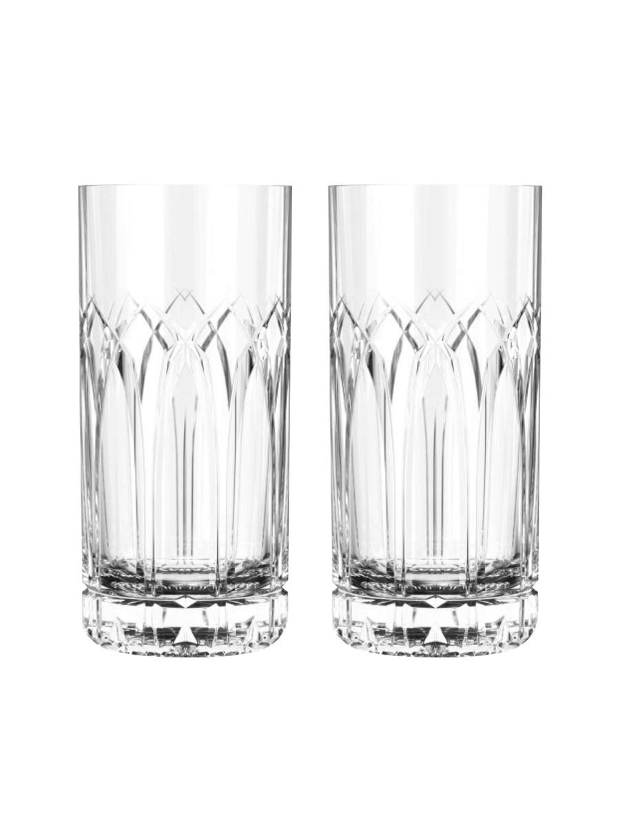 2-Piece Traze PST Hi Ball Glass Set 350ml