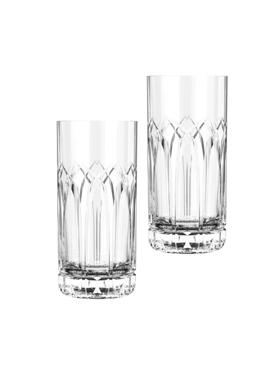 2-Piece Traze PST Hi Ball Glass Set 350ml