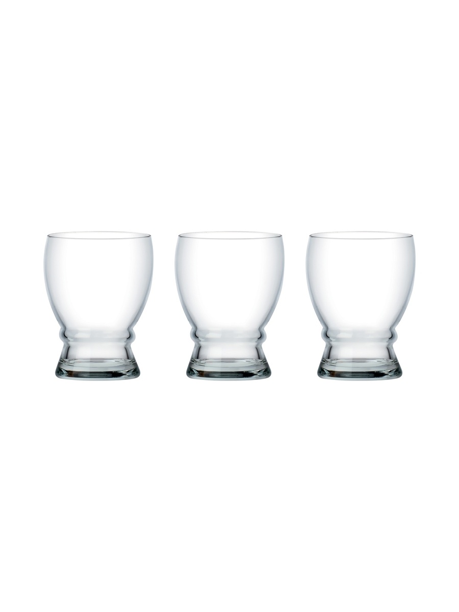 3-Piece Hansa Rock Water Glass Set, 300ml