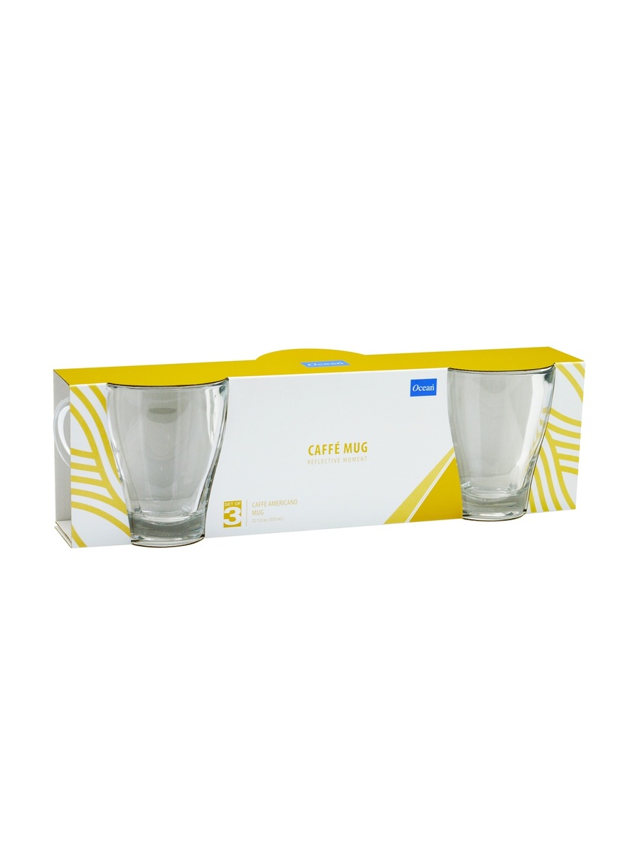 3-Piece Caffe Americano Mug Set 355ml