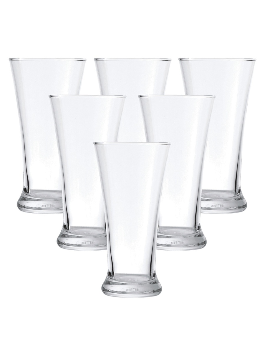 6-Piece Pilsner Bear Glass Set 300ml