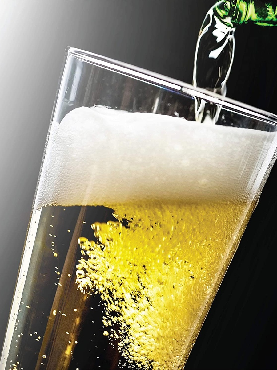 6-Piece Pilsner Bear Glass Set 300ml