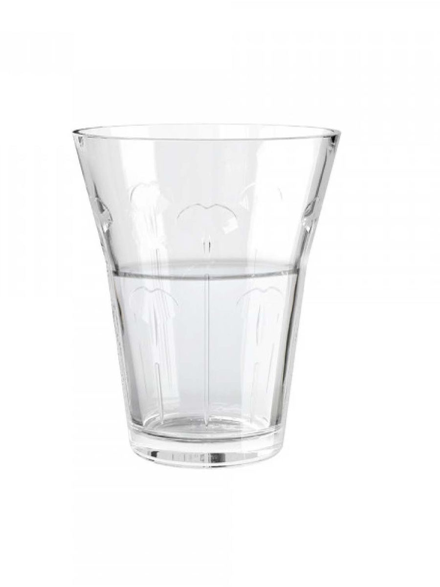 6-Piece Space Leaf Hi Ball Glass Set, 300ml
