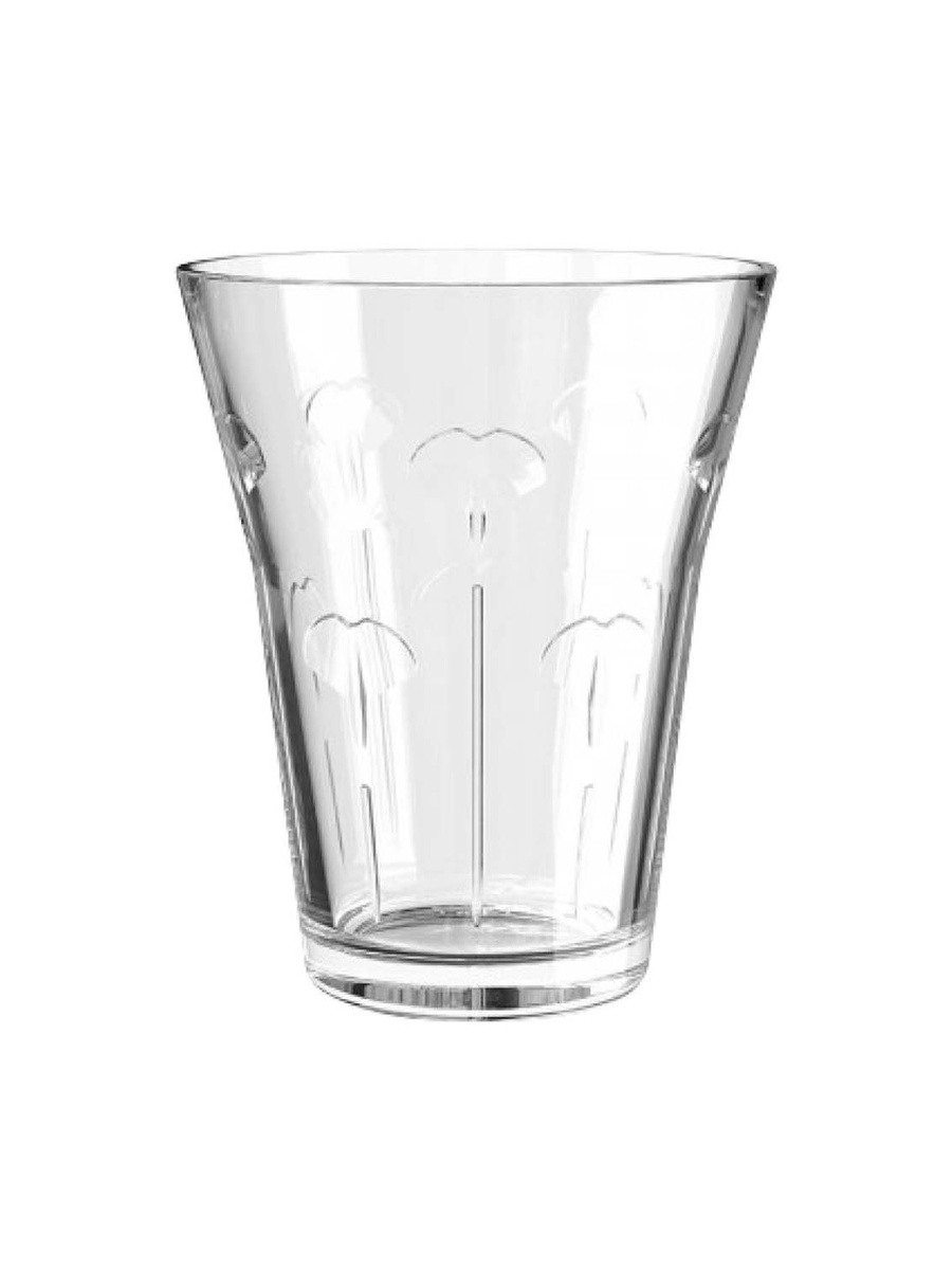 6-Piece Space Leaf Hi Ball Glass Set, 300ml