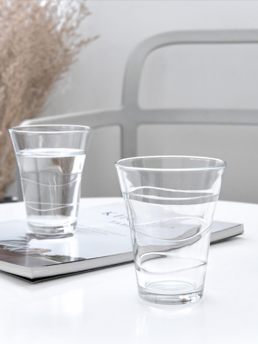 6-Piece Space Wave Hi Ball Glass Set, 300ml