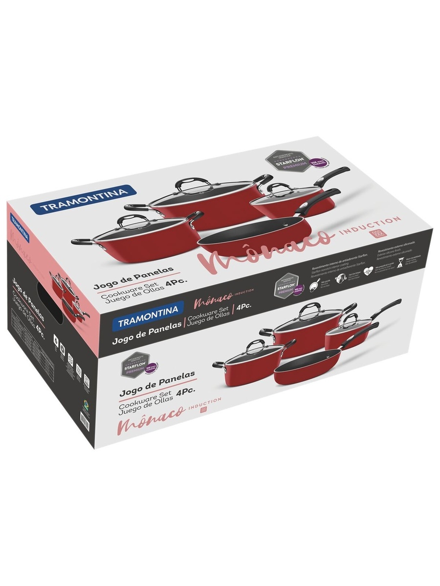 7-Piece Monaco Induction Aluminum Cookware Set