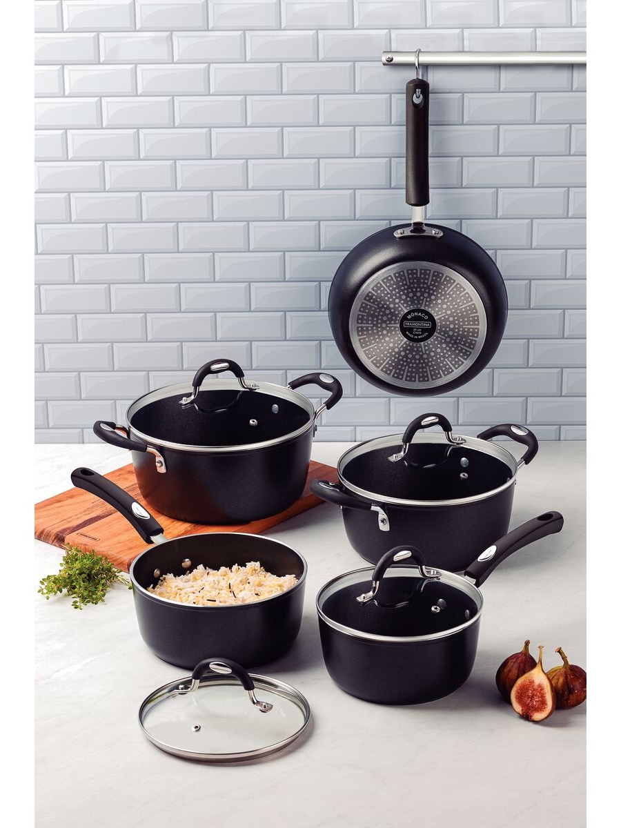 9-Piece Monaco Induction Aluminum Cookware Set