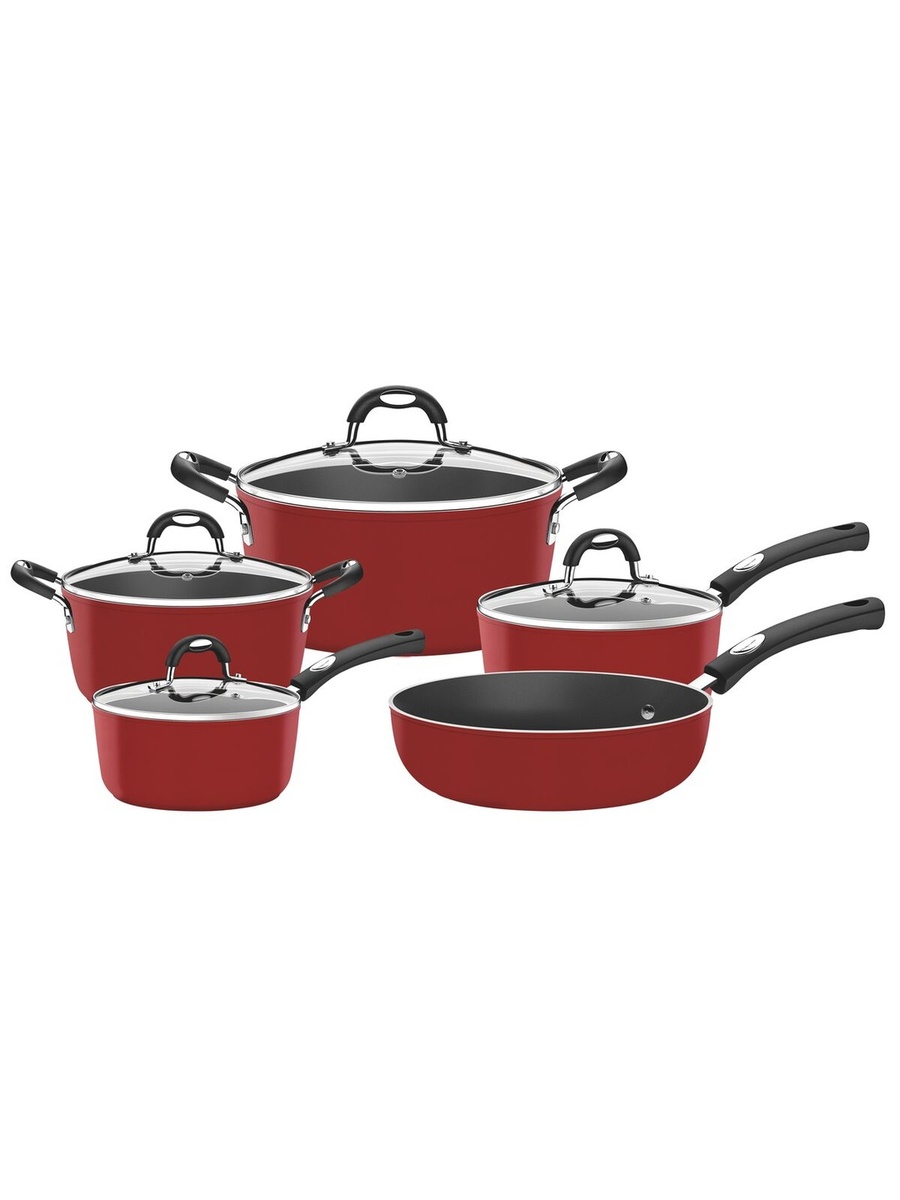 9-Piece Monaco Induction Aluminum Cookware Set