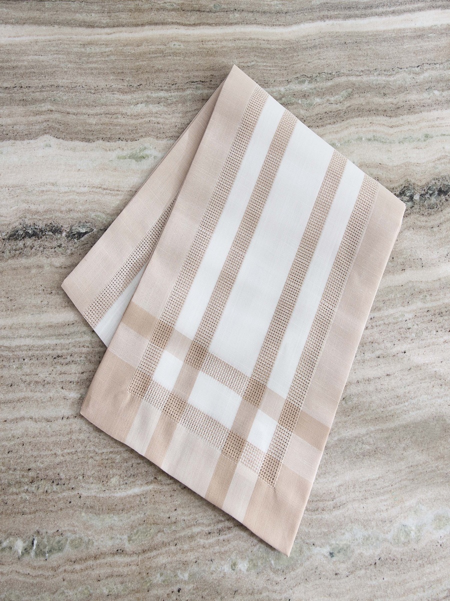 Lacelle Linen Look Table Runner - 33x180 cm