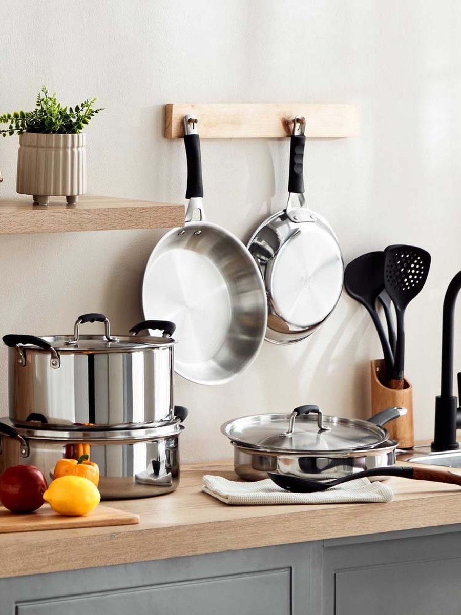 Glisten Triply Fry Pan - 28 cm