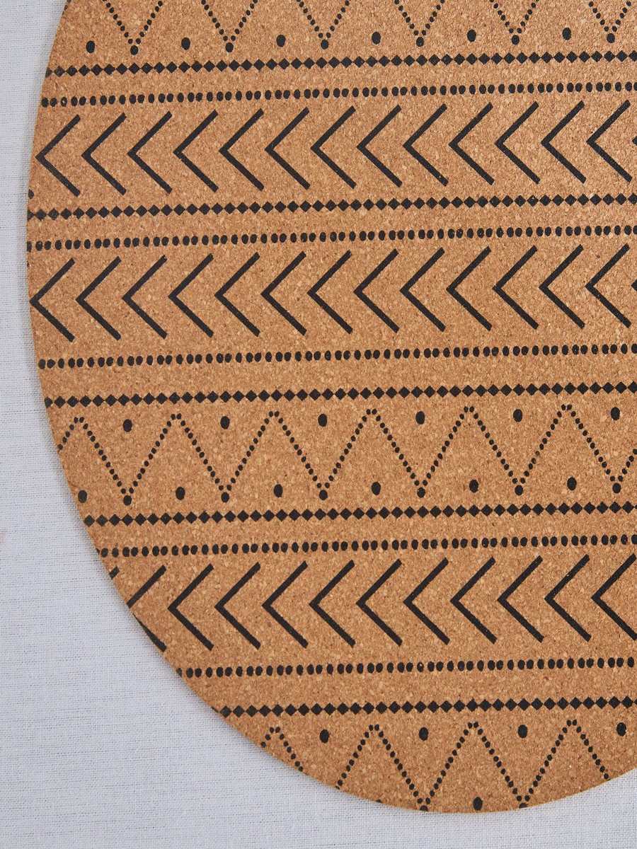 Trib Printed Cork Placemat - 35 cm