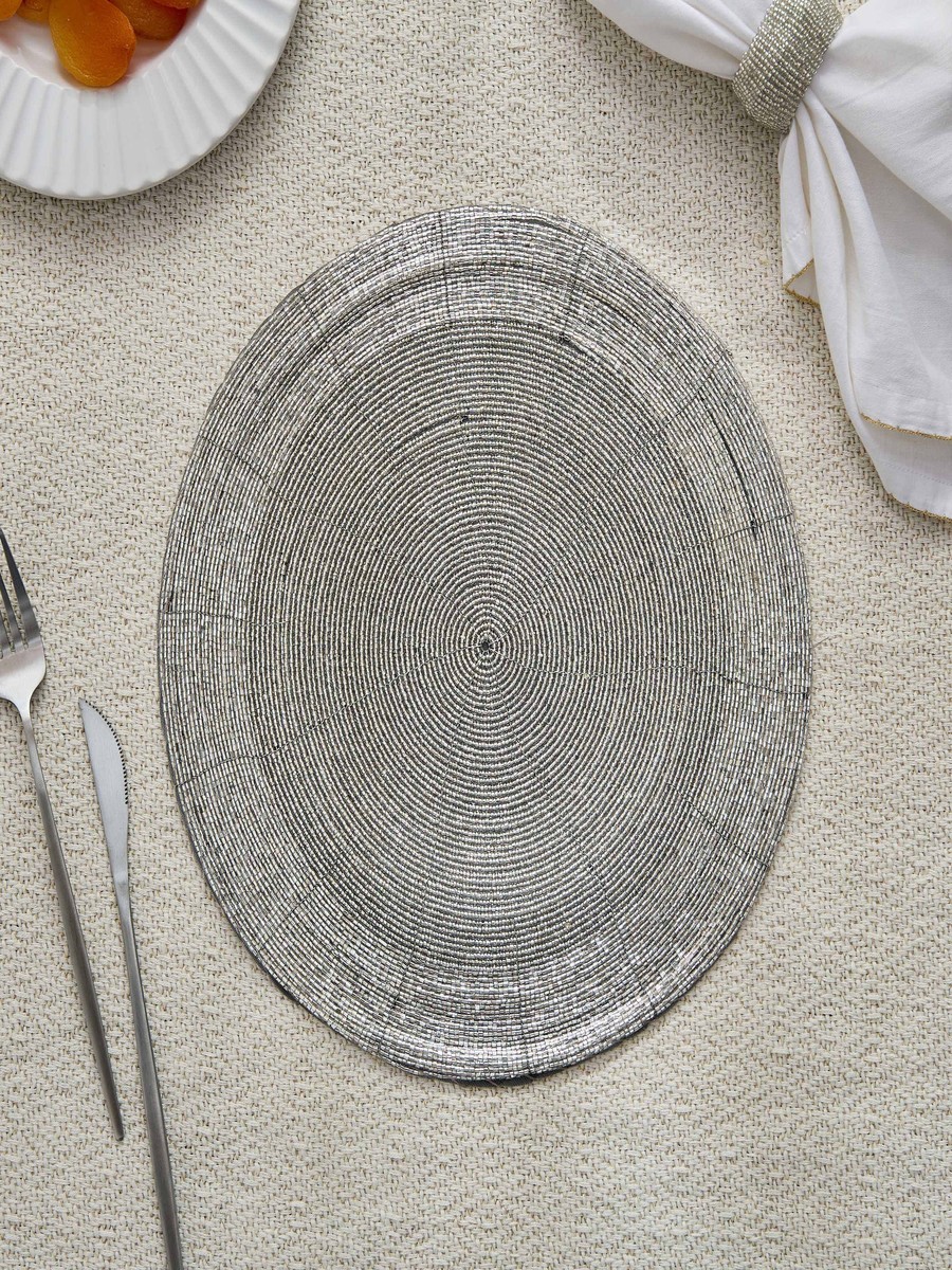 Blaze Beaded Placemat - 30 cm