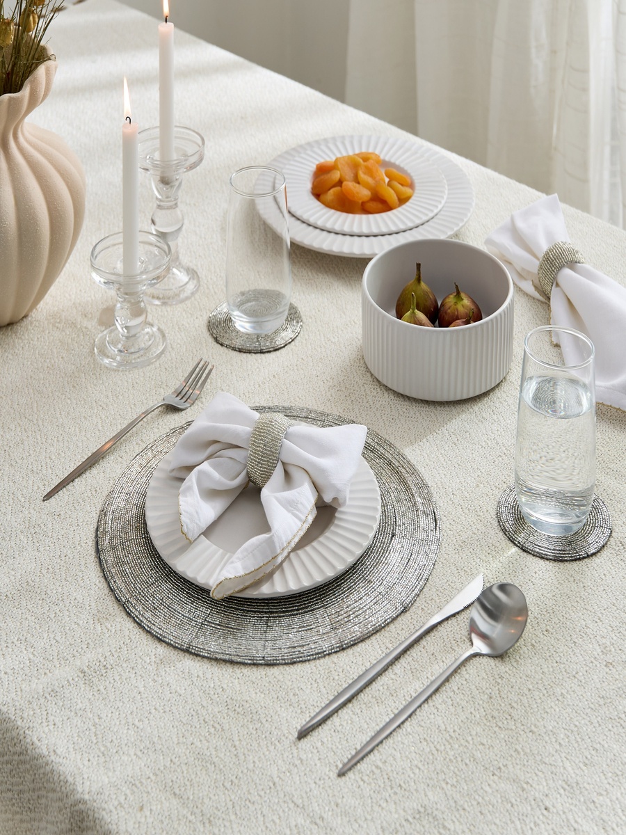 Blaze Beaded Placemat - 30 cm