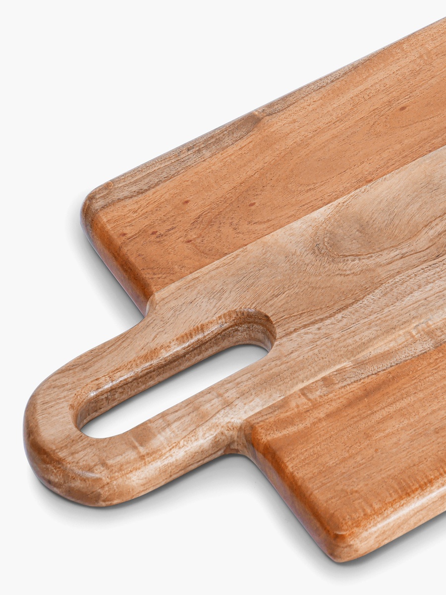 Albero Long Groove Chopping Board - 46x25x1.5 cm