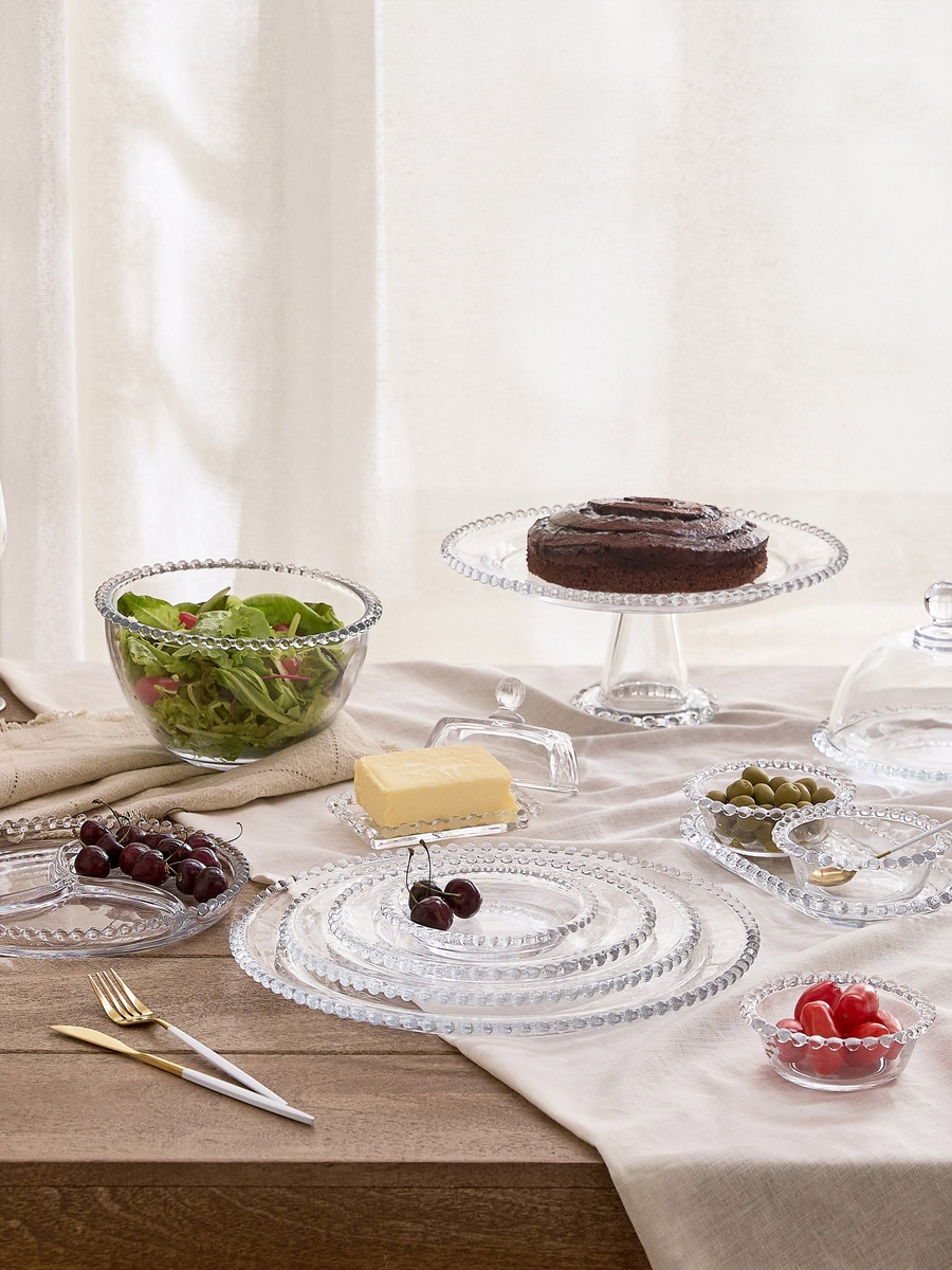 Merriam Beaded Deep Serving Bowl - 22 cm