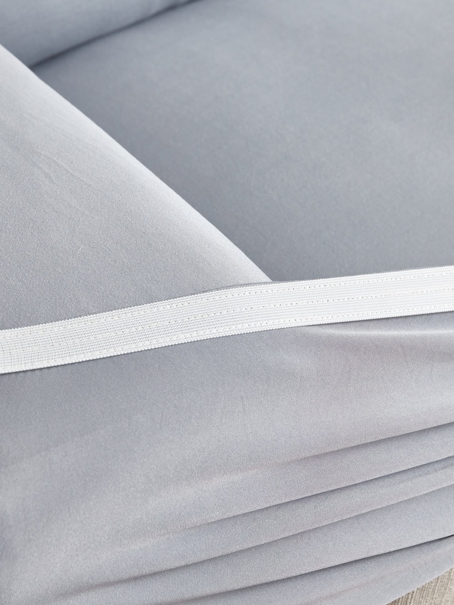 Squab Solid 1-Seater Sofa Cover