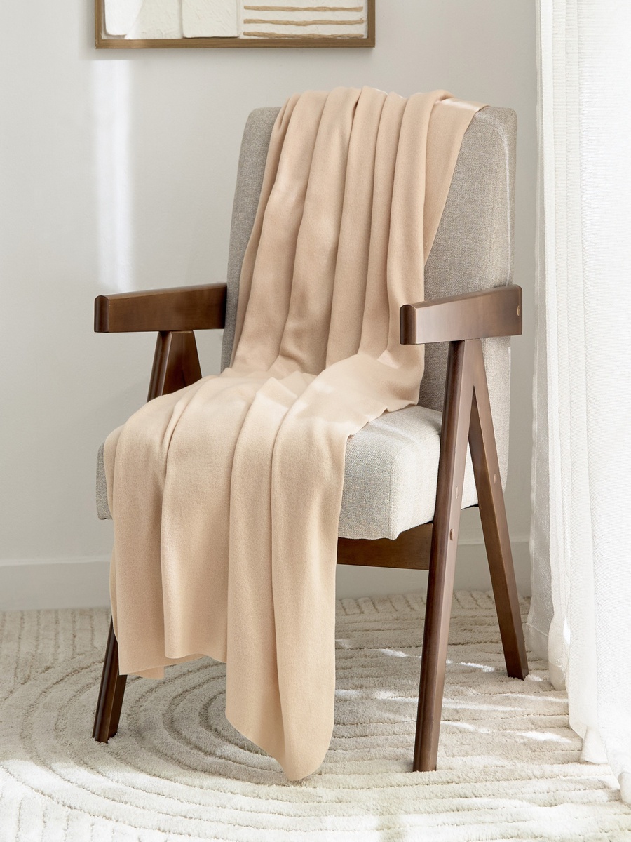 Atlanta Solid Recycled Polar Fleece Throw - 120x160 cm