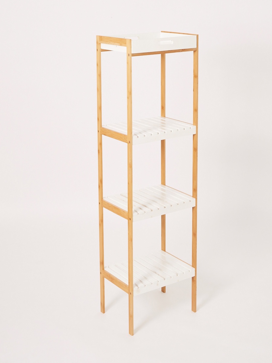 رف حمام 4 طوابق من لكزس - 45*35*120 سم