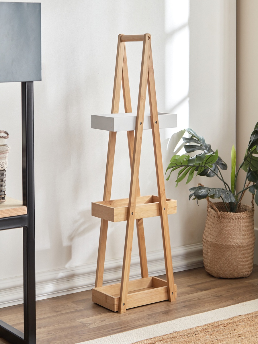 Lexus 3-Tier Triangle Bath Rack - 30x18x80 cm