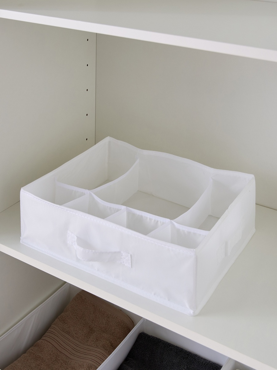 Novel 7-Compartment Storage Box - 44x34x11 cm