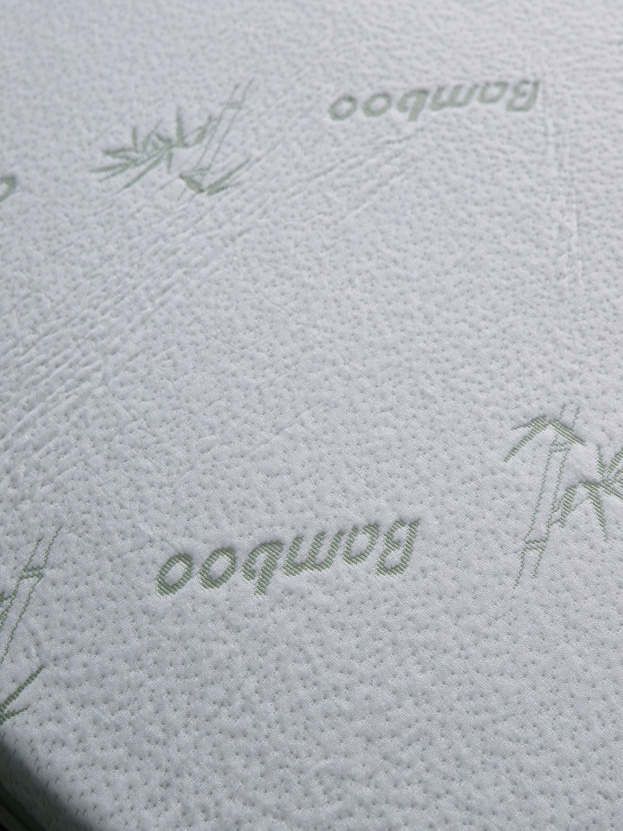 Comfort Bamboo Memory Foam Twin Mattress Topper - 120x200x4 cm