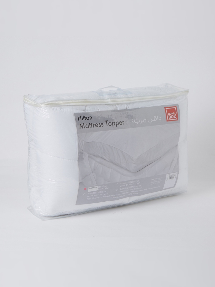 Hilton Single Mattress Topper - 90x200 cm
