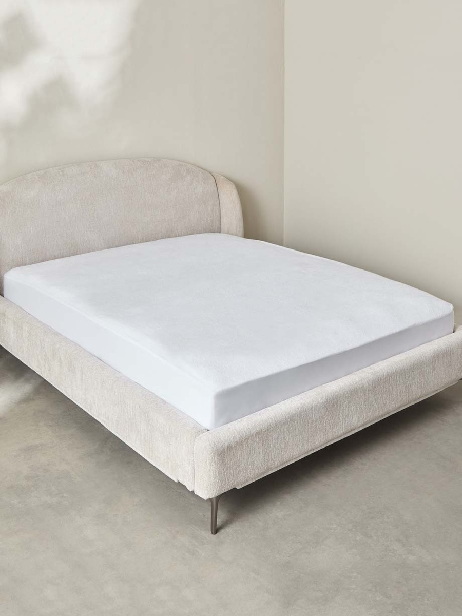 Terry Waterproof Olympic Queen Mattress Protector - 160x200+33 cm