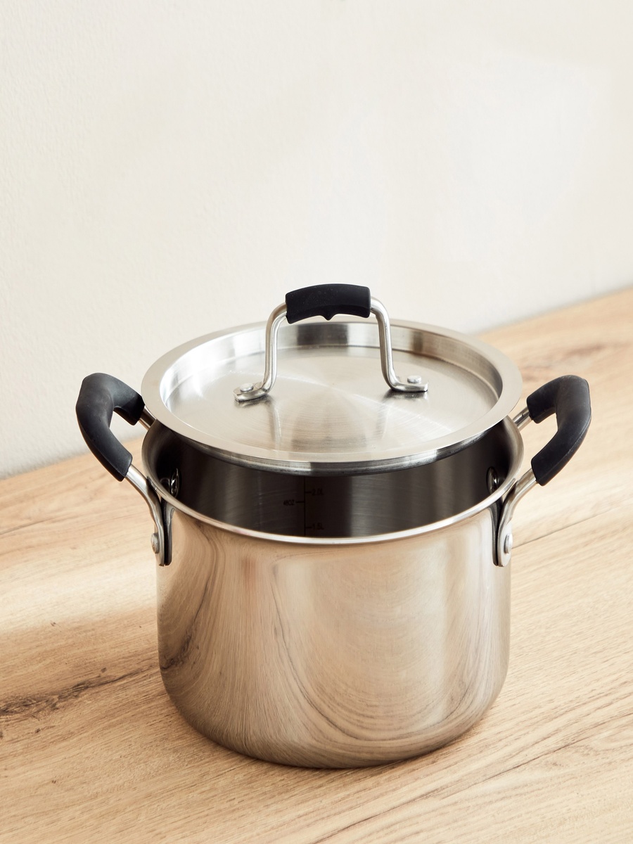 Glisten Triply Casserole with Steel Lid - 20 cm