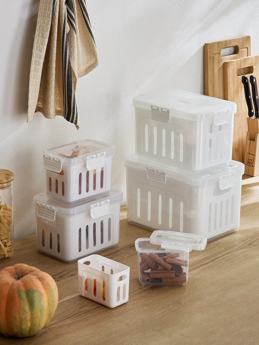 Sistematico Clip Lock Canister with Drainage - 450 ml