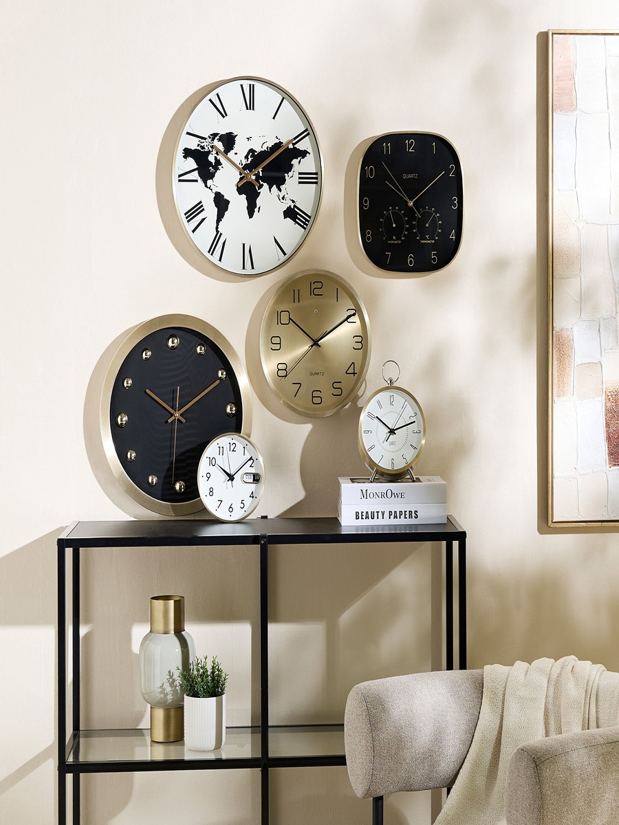 Saratoga Willa Wall Clock - 40x4.2 cm