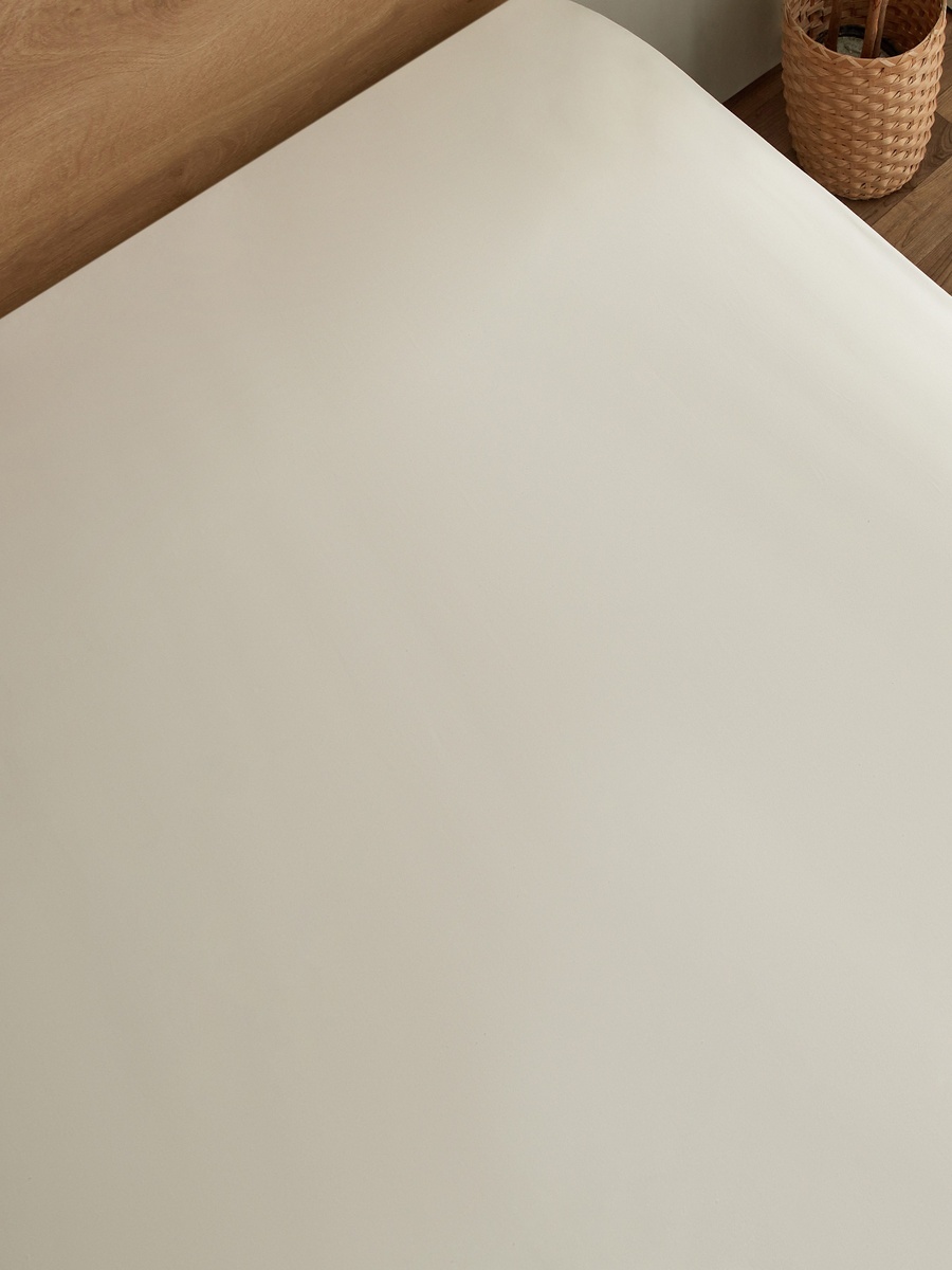 Derby Solid Microfiber Single Fitted Sheet - 90x190+20 cm